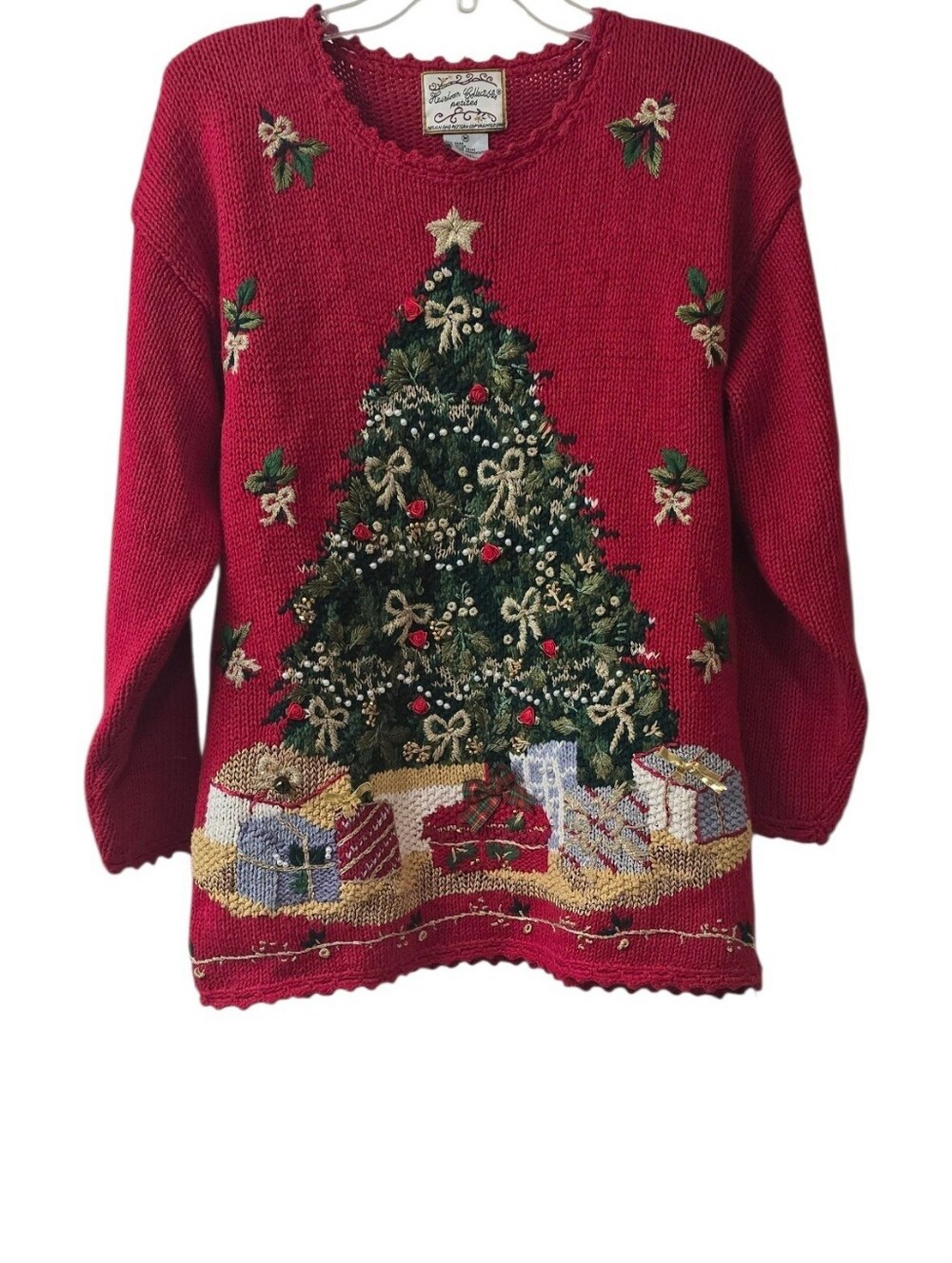 Vintage Heirlum Collectibles Petites Christmas  Sweater - Size M